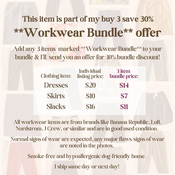 Banana Republic Sloan Pant, Blue, 8, **3/30% Workwear Bundle** - Picture 4 of 4